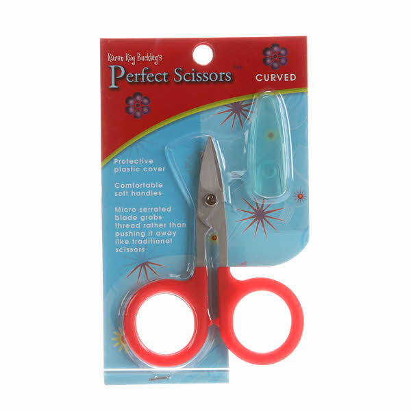 Perfect Scissors Curved Karen K Buckley 3 3/4″ Red